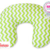 Poduszka do karmienia- Simple chevron zielone