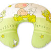 Poduszka rogal do karmienia fasolka rozbieralna- miś z balonikiem zielony