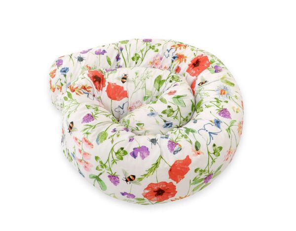 Ochraniacz wałek do łóżeczka niemowlęcego – łąka