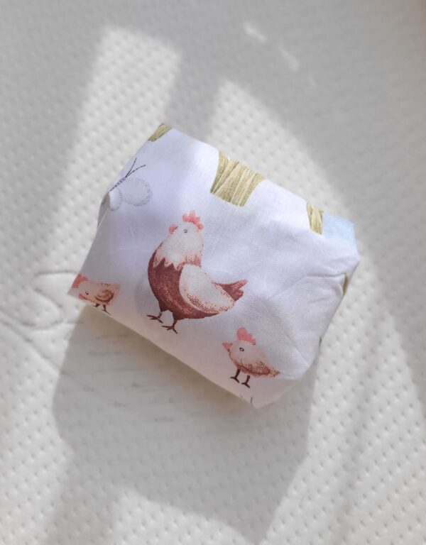 Prześcieradło bawełniane do kosza Mojżesza Boho wózka gondoli 75×35 cm – In the country