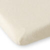 Prześcieradło frotte do łóżeczka 120x60cm- kremowe