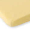 Prześcieradło frotte do łóżeczka 120x60cm- żółte