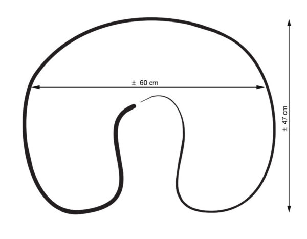 Poduszka rogal do karmienia fasolka rozbieralna- leśne zwierzątka różowe