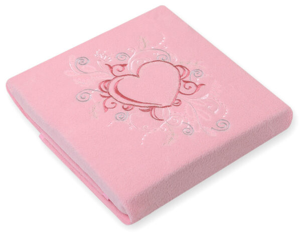 Kocyk polarowy dla niemowląt – Chic jasnoróżowy