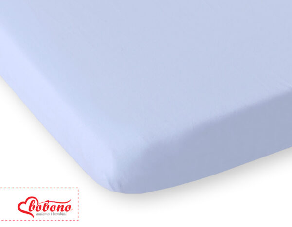 Prześcieradło bawełna 120x60cm niebieskie