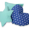 Zestaw poduszek 3cz. Gwiazdki granatowe