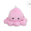 Przytulanka dla dzieci Ośmiornica z grzechotką- różowa
