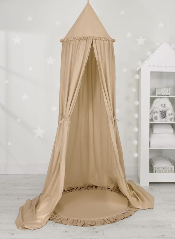 Baldachim wiszący – beżowy