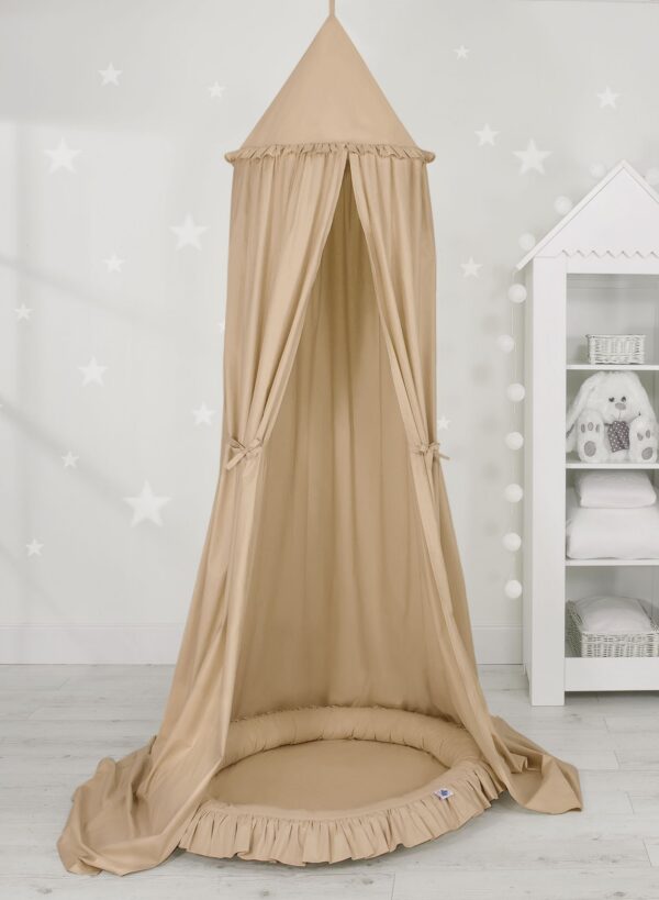 Baldachim wiszący – beżowy