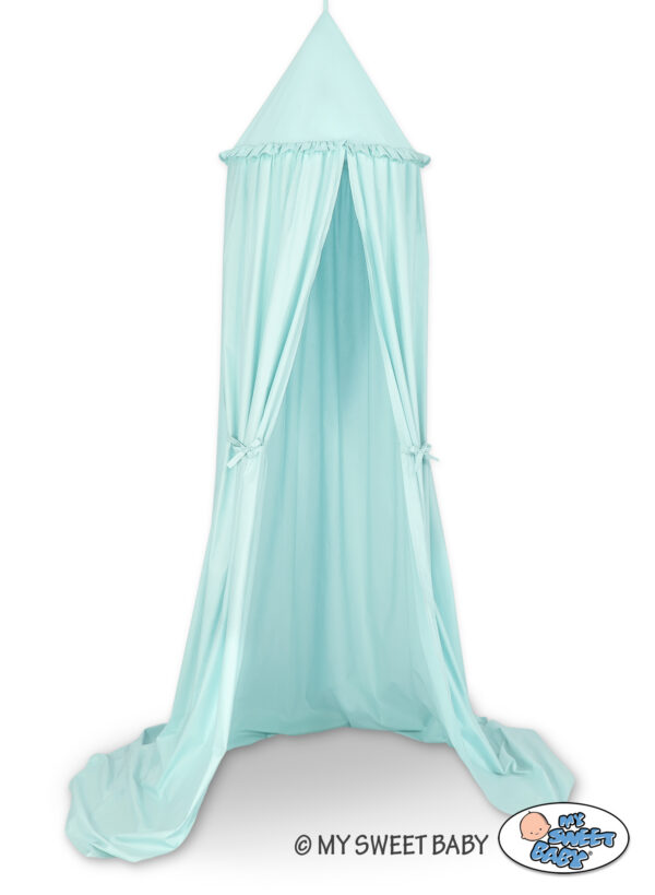 Baldachim wiszący – jasna mięta