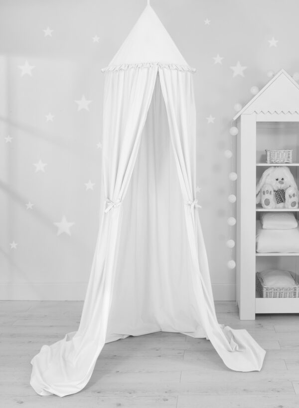 Baldachim wiszący – biały