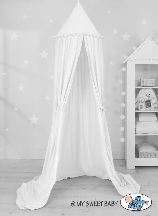 Baldachim wiszący – biały