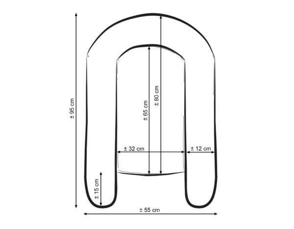 Kokon niemowlęcy dwustronny kojec otulacz Premium BOBONO minky- jeżyki szare