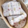 Komplet pościeli dla niemowląt z wypełnieniem 2-cz 75x100cm NEWBORN – In the country
