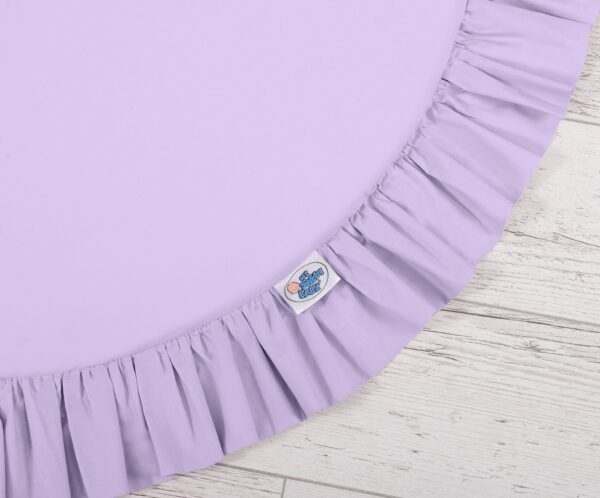 Mata do zabawy z falbanką – fioletowa