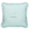 Dekoracyjna poduszka z aplikacją – miętowy