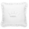 Dekoracyjna poduszka z aplikacją – biały