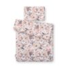 Komplet pościeli dla niemowląt z wypełnieniem 2-cz 75x100cm NEWBORN – róże sepia