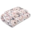 Komplet pościeli dla niemowląt z wypełnieniem 2-cz 75x100cm NEWBORN – róże sepia