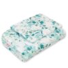 Komplet pościeli dla niemowląt z wypełnieniem 2-cz 75x100cm NEWBORN – eucaliptus mint