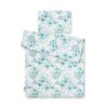 Komplet pościeli dla niemowląt z wypełnieniem 2-cz 75x100cm NEWBORN – eucaliptus mint