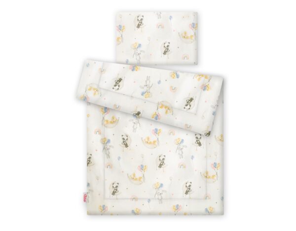 Komplet pościeli dla dzieci z wypełnieniem 135×100 cm – baloniki
